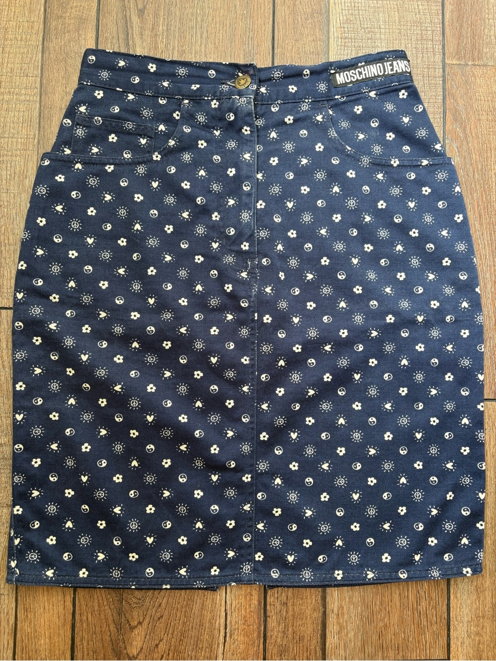 Vintage Moschino Pencil Skirt